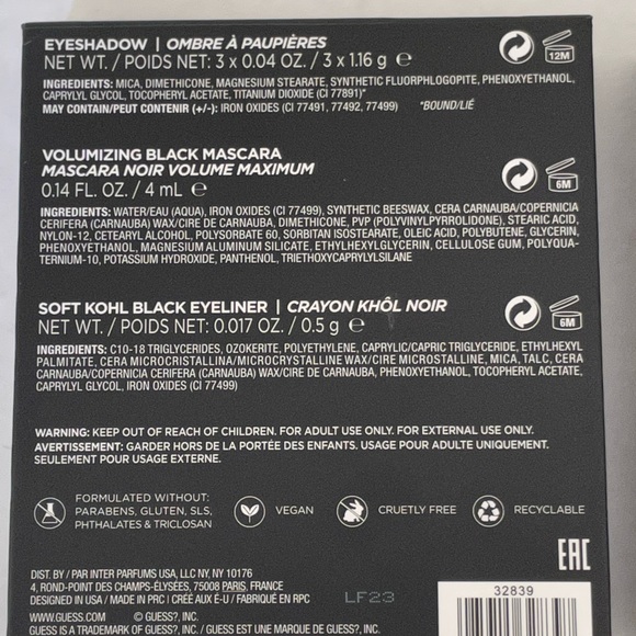 2 GUESS PALETTES. MINI LOOK-BOOK FOR EYES And LIPS. NUDE TONES. NEW. Unopened. - Picture 14 of 15